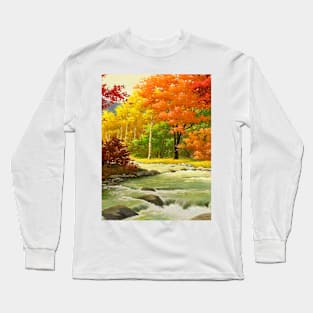 PETITE WATERFALL Long Sleeve T-Shirt